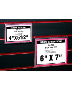 SLTWL ACRYC SIGNHOLDER 4x5.5-097261236651