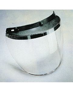 3 Snap Uncoated Flip Up Face Shield (C10)